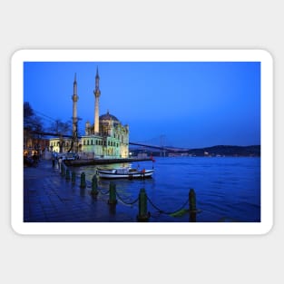 Ortaköy & the first bridge of Bosphorus Sticker